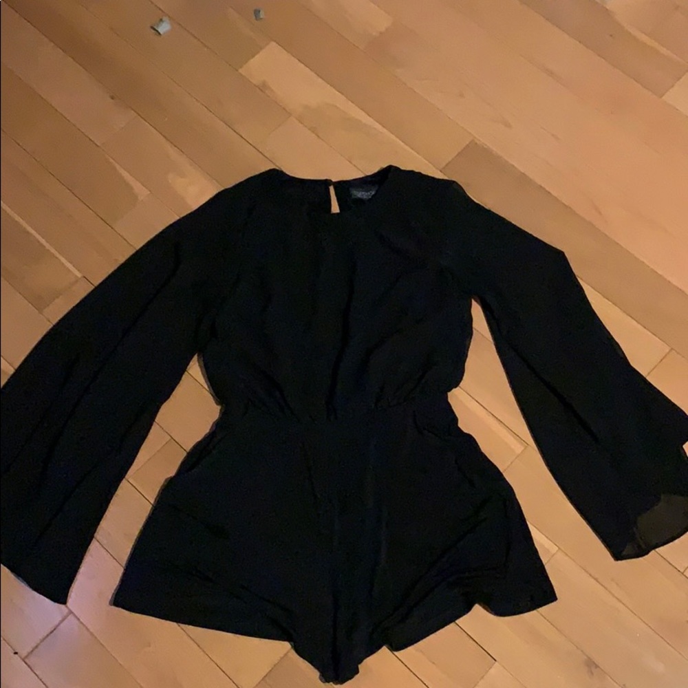 Open back romper
